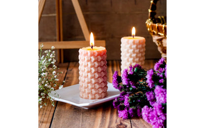 Wax Pillar Candles – Smokeless & Dripless for Long-Lasting Glow