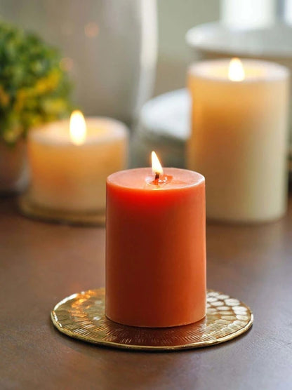 Wax Pillar Candles – Smokeless & Dripless for Long-Lasting Glow