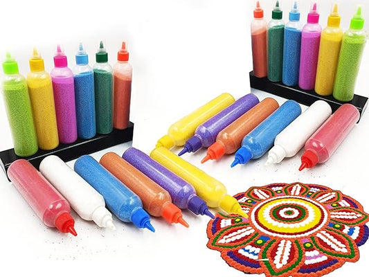 Rangoli Colors – Vibrant Decorative Colors for Festive Art (Pack of 10)